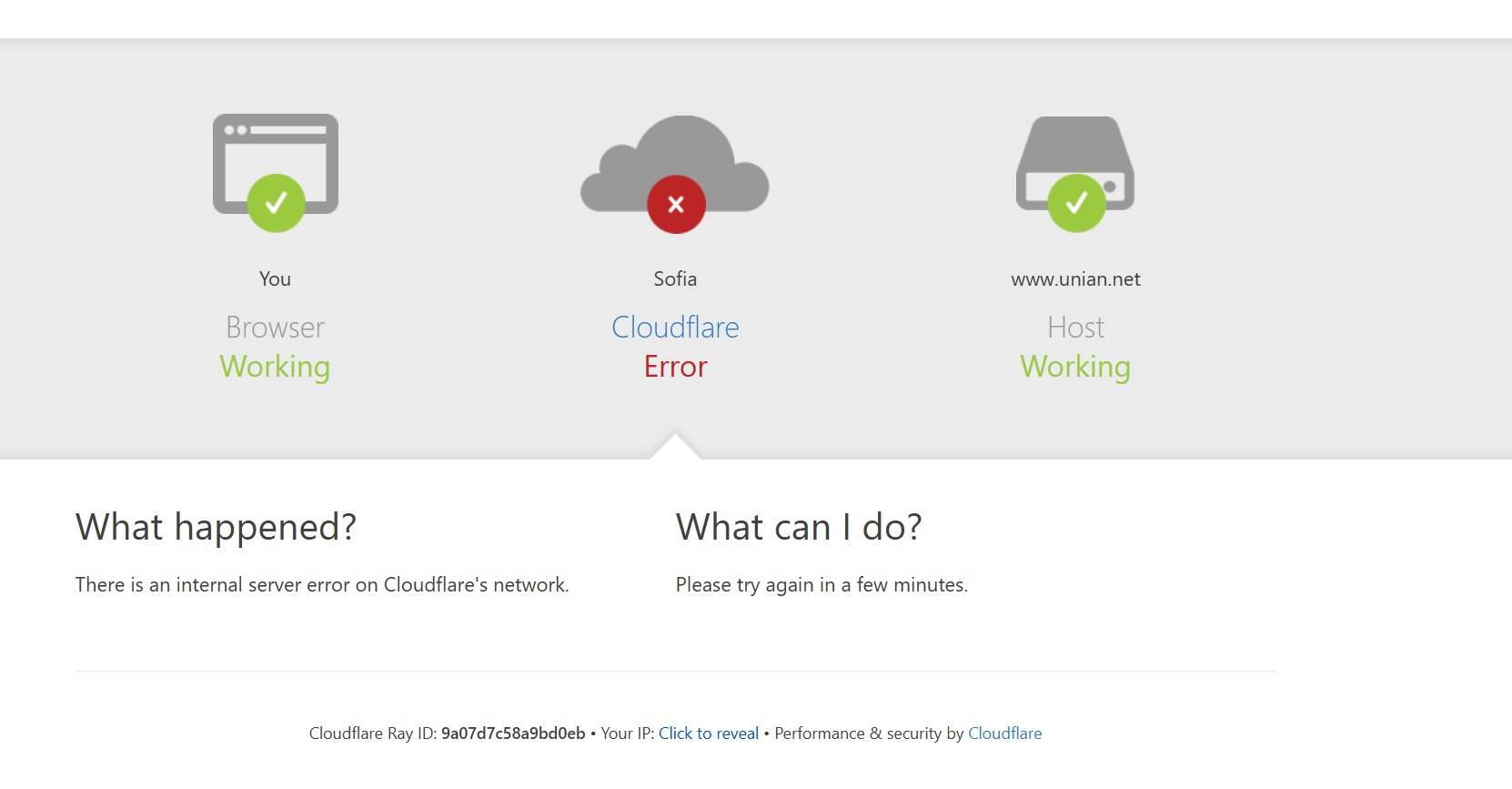 Срив на Cloudflare 